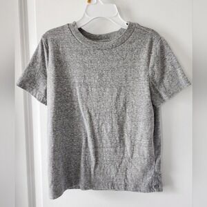 Kid's sz XS 5 Old Navy  Gray Heather Short Sleeve T Shirt Basics Minimalist